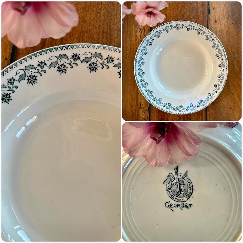 assiettes_dépareillées_creuses_vintage_art_de_la_table_brocnpeps