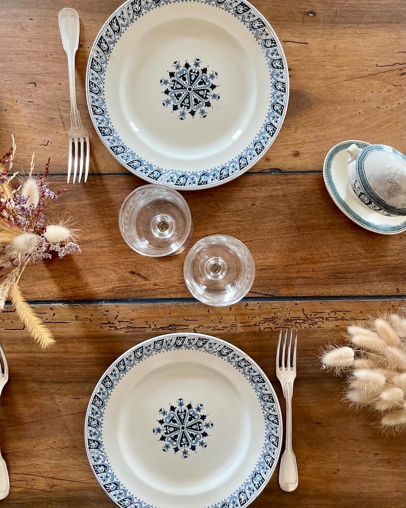 assiettes_plates_henri II_salins_vintage-bleu_faience_brocnpeps