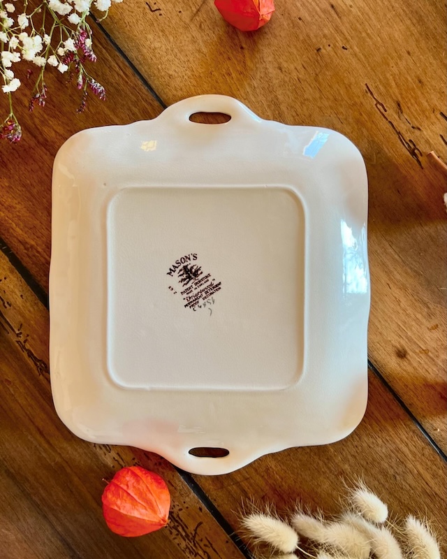 Plat_carré_anglais_Mason_friarswood_vintage_brocnpeps