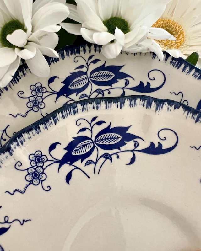 assiette_dessert_lancaster_sarreguemines_vintage_vaisselle_brocnpeps