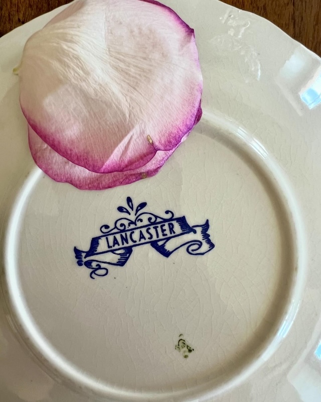 assiette_dessert_lancaster_sarreguemines_vintage_vaisselle_brocnpeps