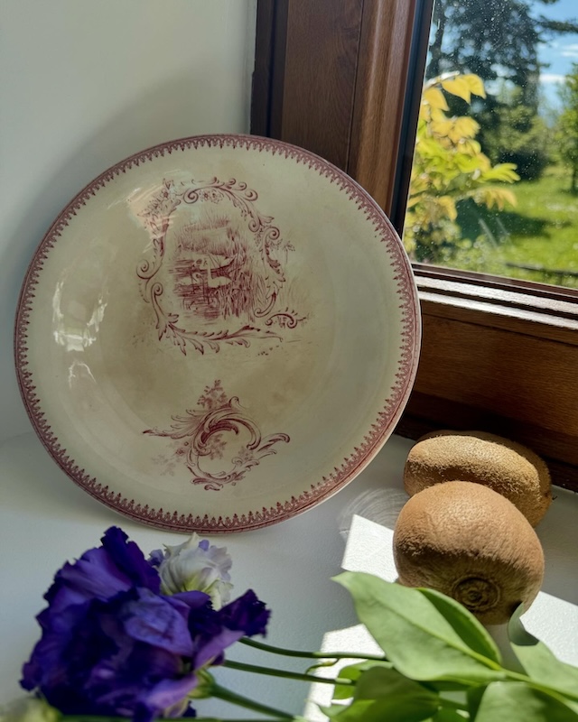 Compotier_rose_coupe_à_fruits_ancien_trade Aark_vintage_brocnpeps