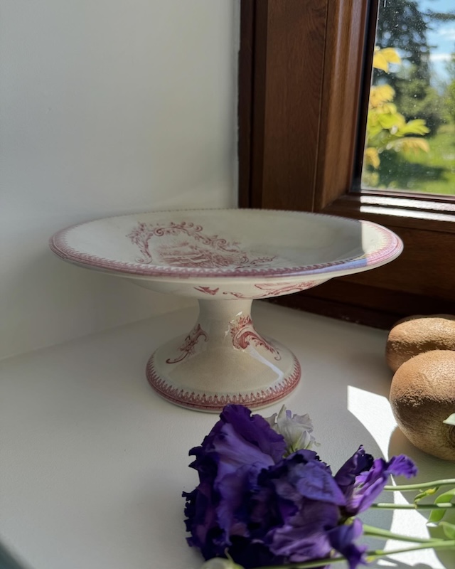 Compotier_rose_coupe_à_fruits_ancien_trade Aark_vintage_brocnpeps