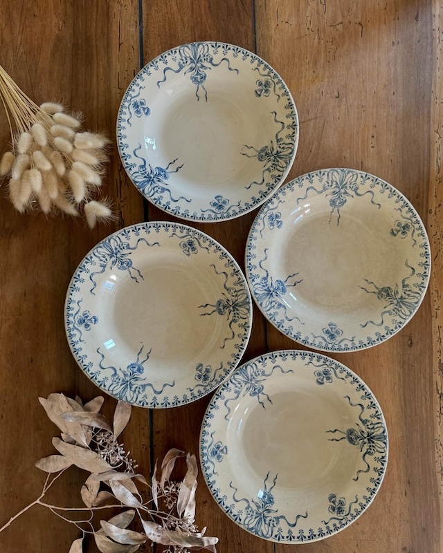 assiette_creuse_bleu_gien_venise_ancien_art_de_la_table_brocnpeps